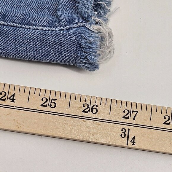 Lucky Brand Bridgette High Rise Skinny Jeans Size 4/27 Distressed Button Fly - Picture 10 of 11